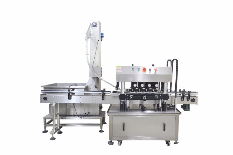 Automatic Lug Cap Feeder Glass Bottle Capping Machine