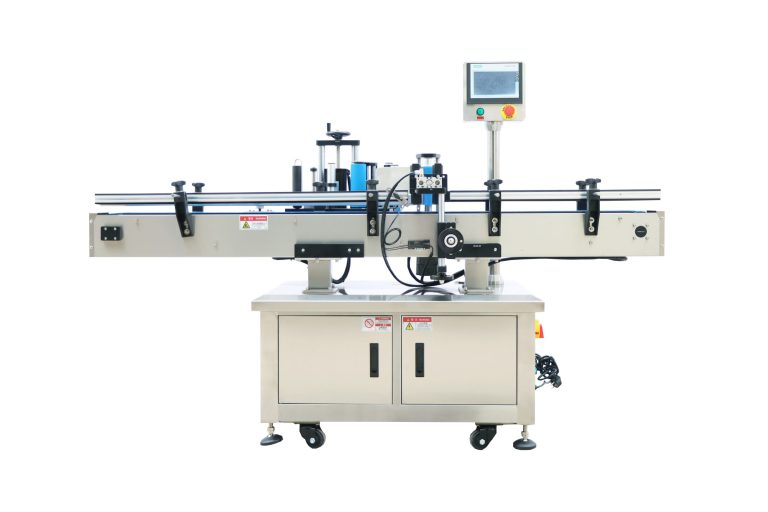 How to use full auto round bottle labeling machine