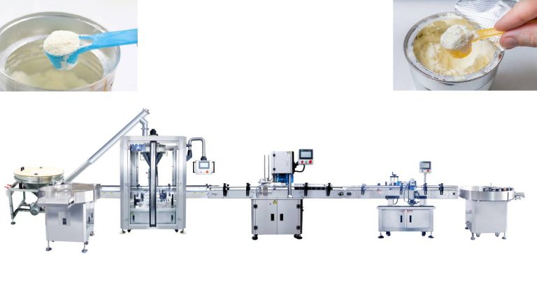 Powder can packing line