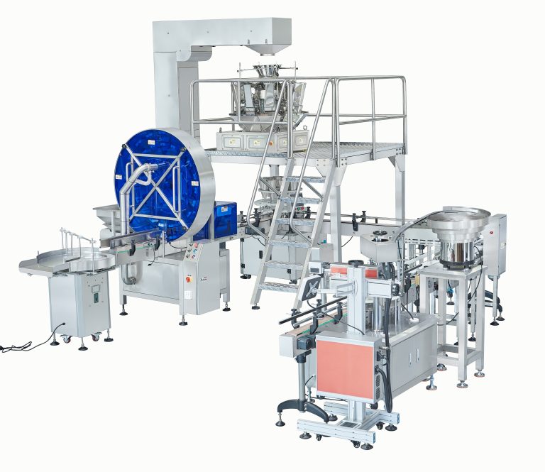 Puffed food filling packaging production line