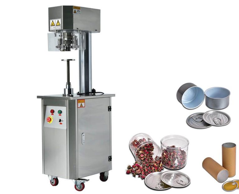 Onion seed canister sealing machine