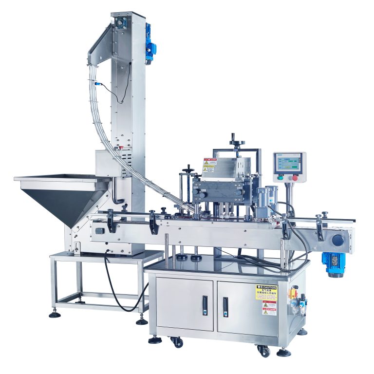 Automatic Four Wheels Clamping Capping Machine for Plastic Lid